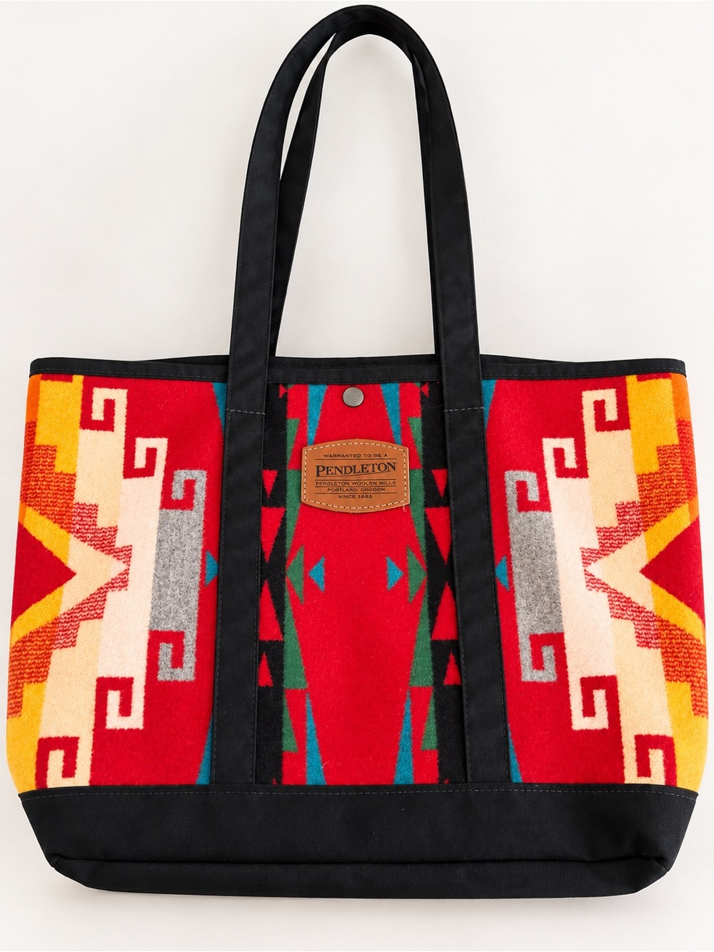Vintage Pendleton Wool Southwestern Tote Bag Made in USA